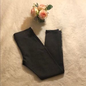 Gap NWT dark gray pants with zipper leg detail